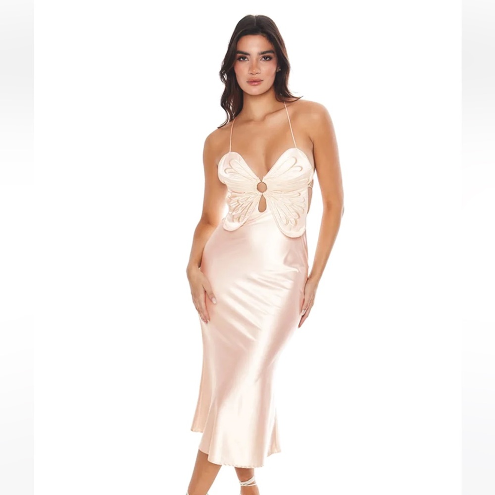 Rare London Butterfly Slip Dress NWT